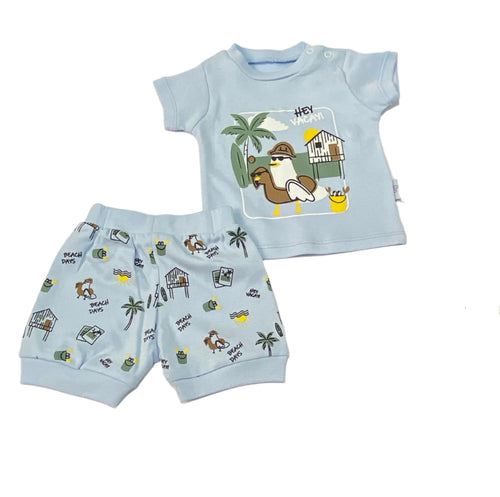 طقم خروج اولادي مكون من قطعتين رسمة نخله 🤍🤍