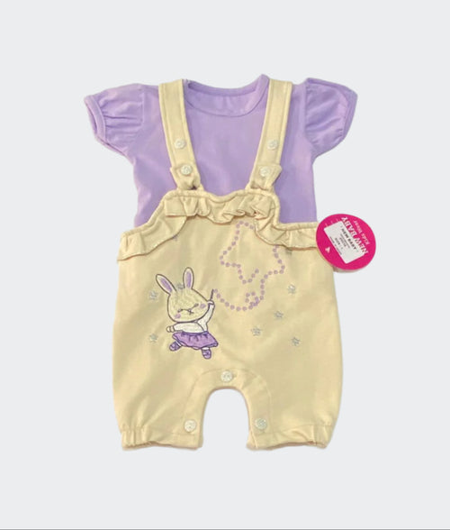 سالوبيت بناتي قطن 100% مكون من قطعتين 🩷🩷