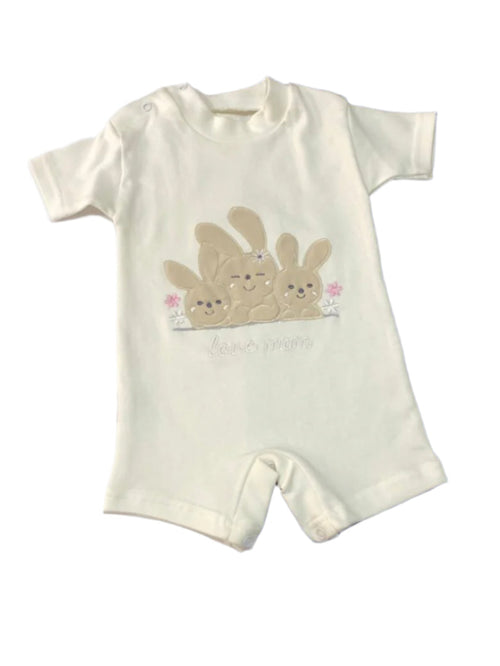 سالوبيت صيفي اطفالي قطن 100% رسمة 3 ارانب 😍😍