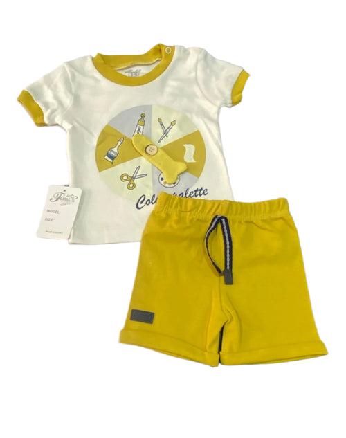 بيجامه اولادي قطن 100 % مكون من قطعتين رسمة الساعه ❤️⏱️