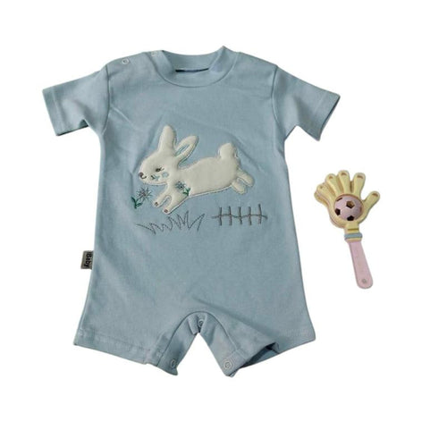 سالوبيت صيفي اطفالي قطن 100% رسمة ارنب 😍❤️