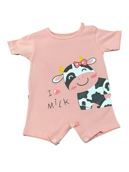 سالوبيت بناتي قطن صيفي  رسمة بقره🥰🎀