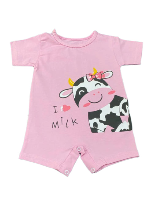 سالوبيت بناتي قطن صيفي  رسمة بقره🥰🎀