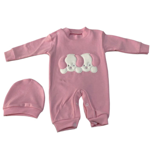 سالوبيت قطن خفيف بناتي رسمة كلب💗💗