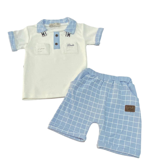 طقم قطن من قطعتين اولادي 🖤