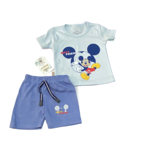 طقم أولادي عصري مكوّن من قطعتين رسمة ميكي ❤️❤️