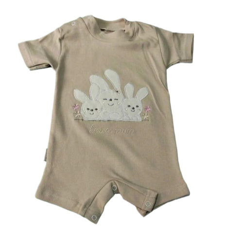 سالوبيت صيفي اطفالي قطن 100% رسمة 3 ارانب 😍😍