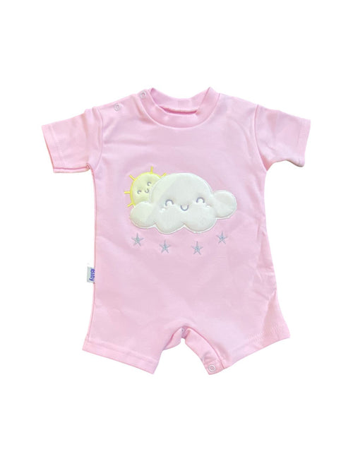 سالوبيت بناتي صيفي قطن 100% رسمة السحابه 😍😍