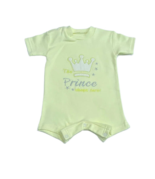 سالوبيت صيفي  اولادي قطن 100% رسمة تاج صغير 🤩😍