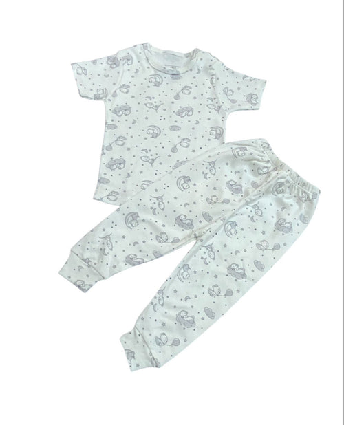 طقم داخلي نص كم قطن 100% اولادي وبناتي مكون من قطعتين 🤍❤️ من 6 ل 12 شهر