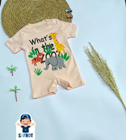 سالوبيت اولادي وبناتي قطن 100% خامه مريحه رسمة what,s in the zoo