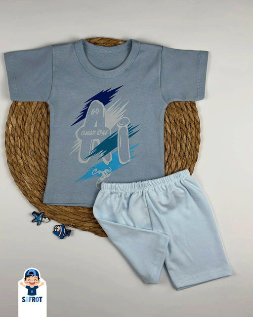 بيجامه اولادي قطن خامه مريحه مكون من قطعتين❤️😍