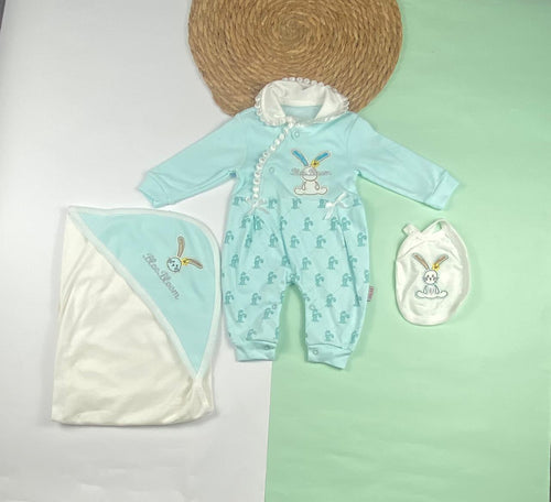 طقم مستشفي اولادي وبناتي قطن 100% مكون من 3 قطع 🩷❤️