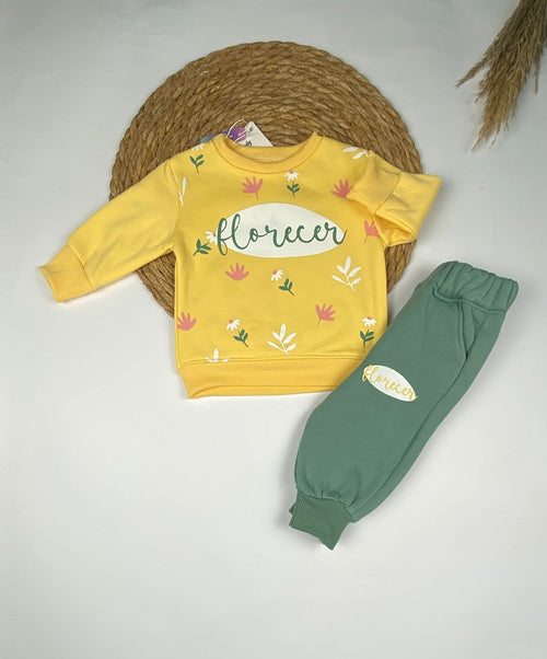 طقم بناتي شتوي خامه ميلتون مكون من قطعتين ❤️😍