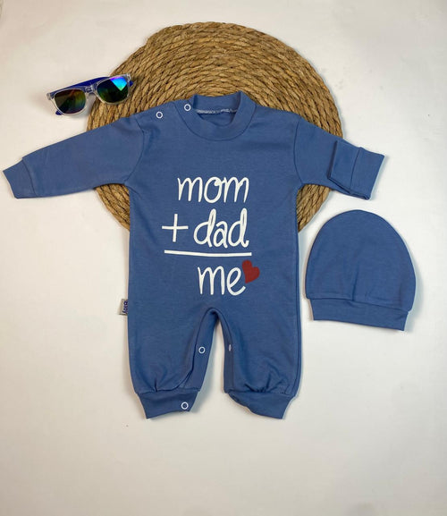 سالوبيت اولادي وبناتي قطن 100% خريفي مكون من قطعتين mom and dad❤️