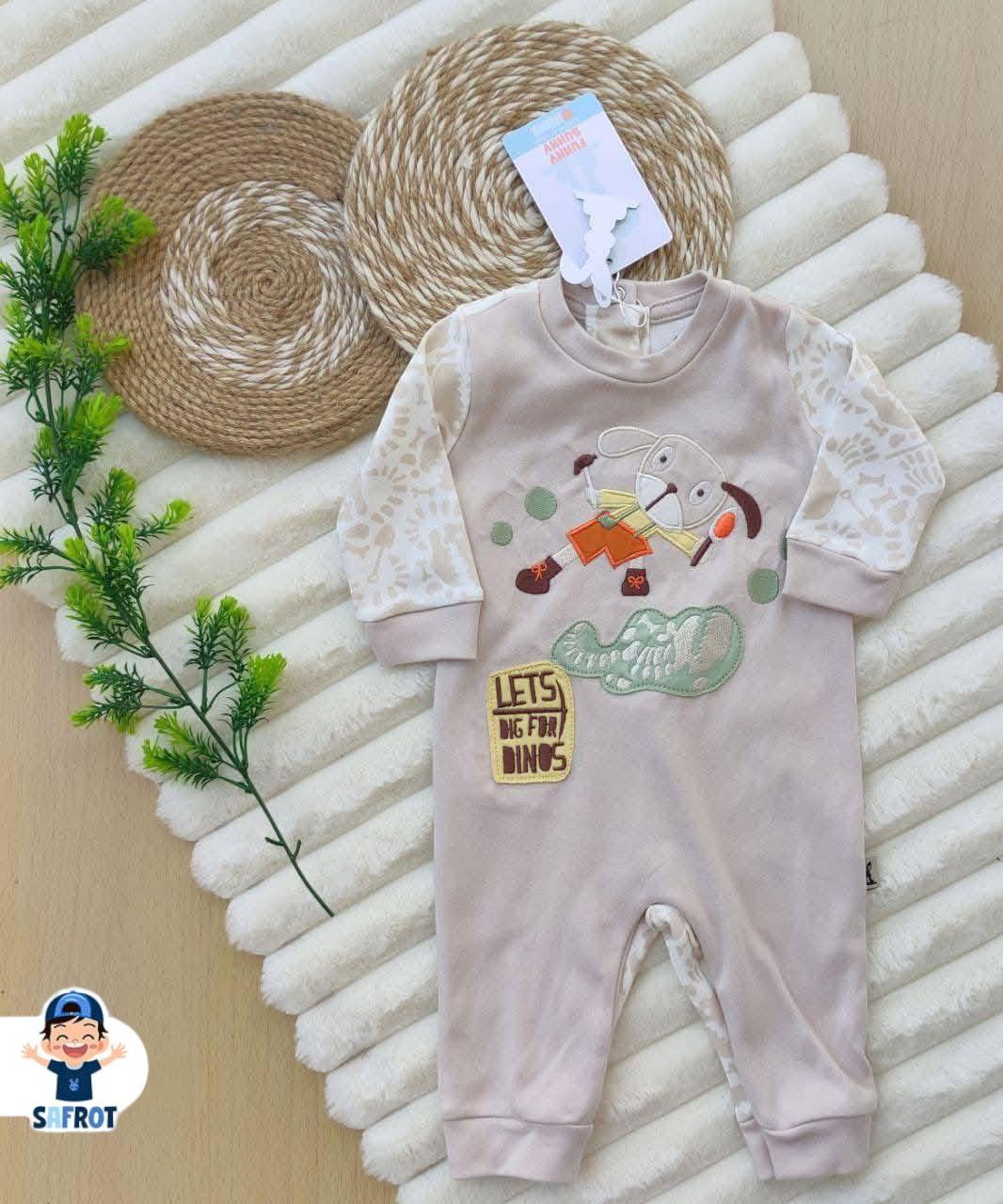 سالوبيت خريفي اولادي وبناتي من فاني باني قطن 100% رسمة ارنب ❤️❤️