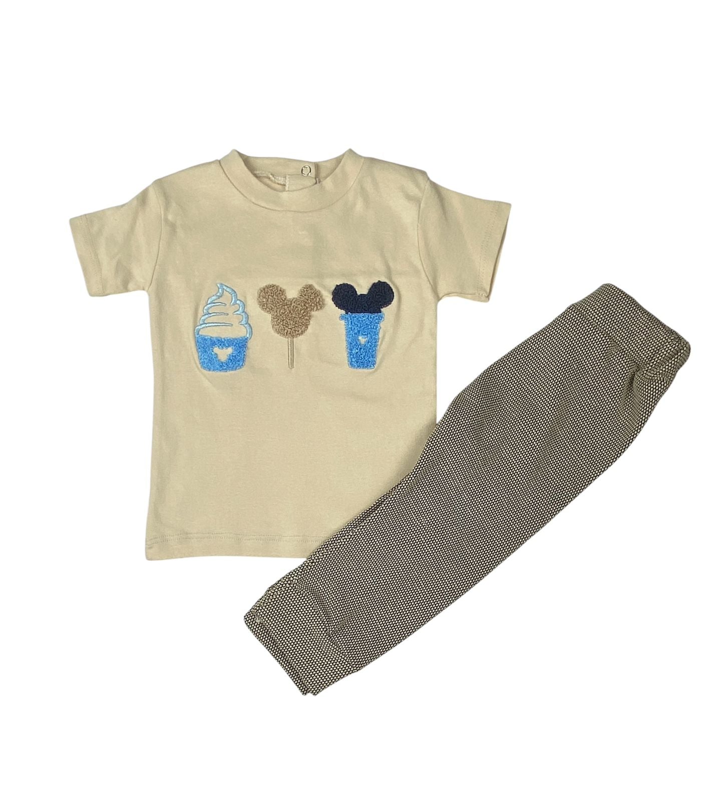 طقم اولادي مكون من قطعتين قطن 🖤🖤