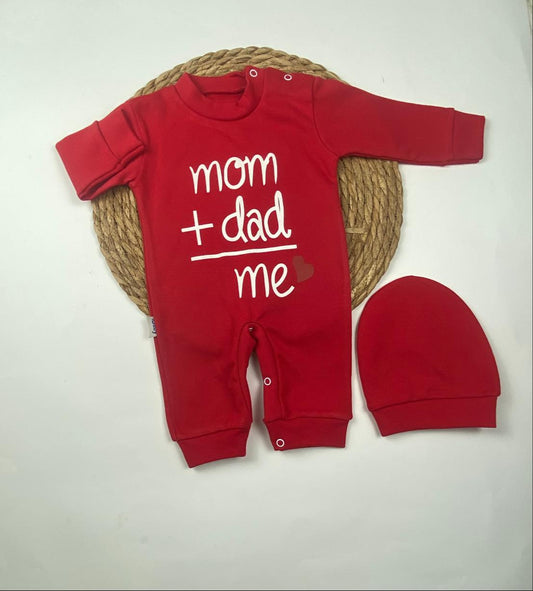 سالوبيت اولادي وبناتي قطن 100% خريفي مكون من قطعتين mom and dad❤️