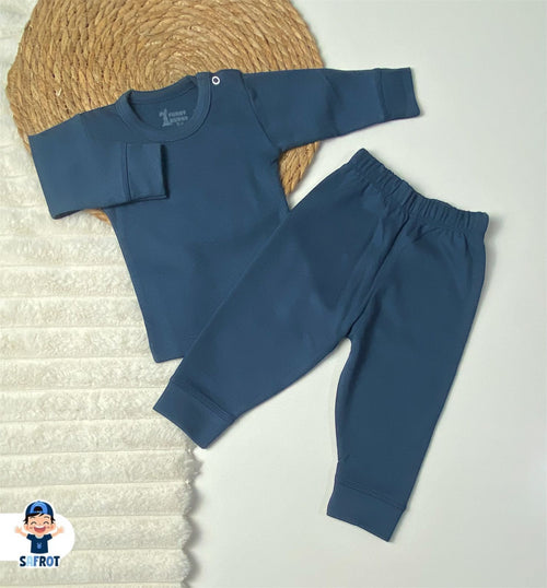 دفايه قطن 100% اولادي وبناتي مكونه من قطعتين ماركه فاني باني 🤍🩶