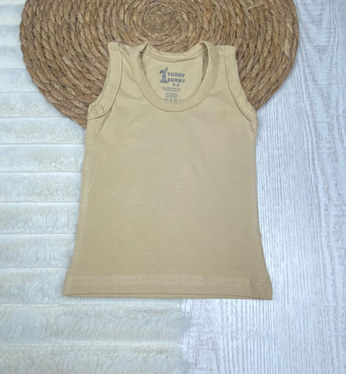 فانله كت قطن 100% اولادي وبناتي ملون ساده من فاني باني 🩵🤍