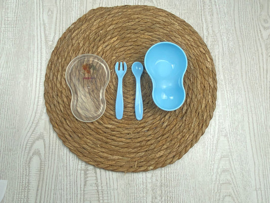 طبق اطفال مع معلقه وشوكه من بيبيتو 😍🍽️