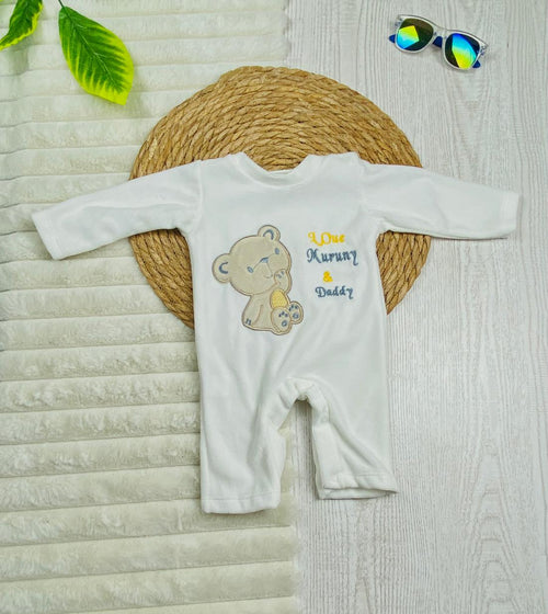 سالوبيت شتوي اولادي وبناتي قطيفه خامه مريحه وعملي رسمة دبدوب🩷❤️