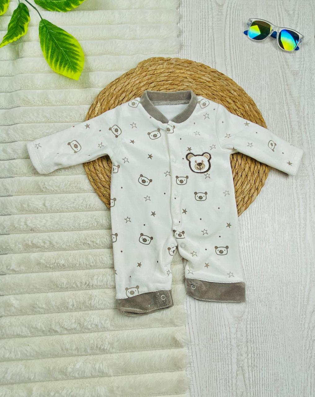 سالوبيت شتوي قطيفه اولادي وبناتي خامه مريحه وعملي رسمة دببه🩷❤️