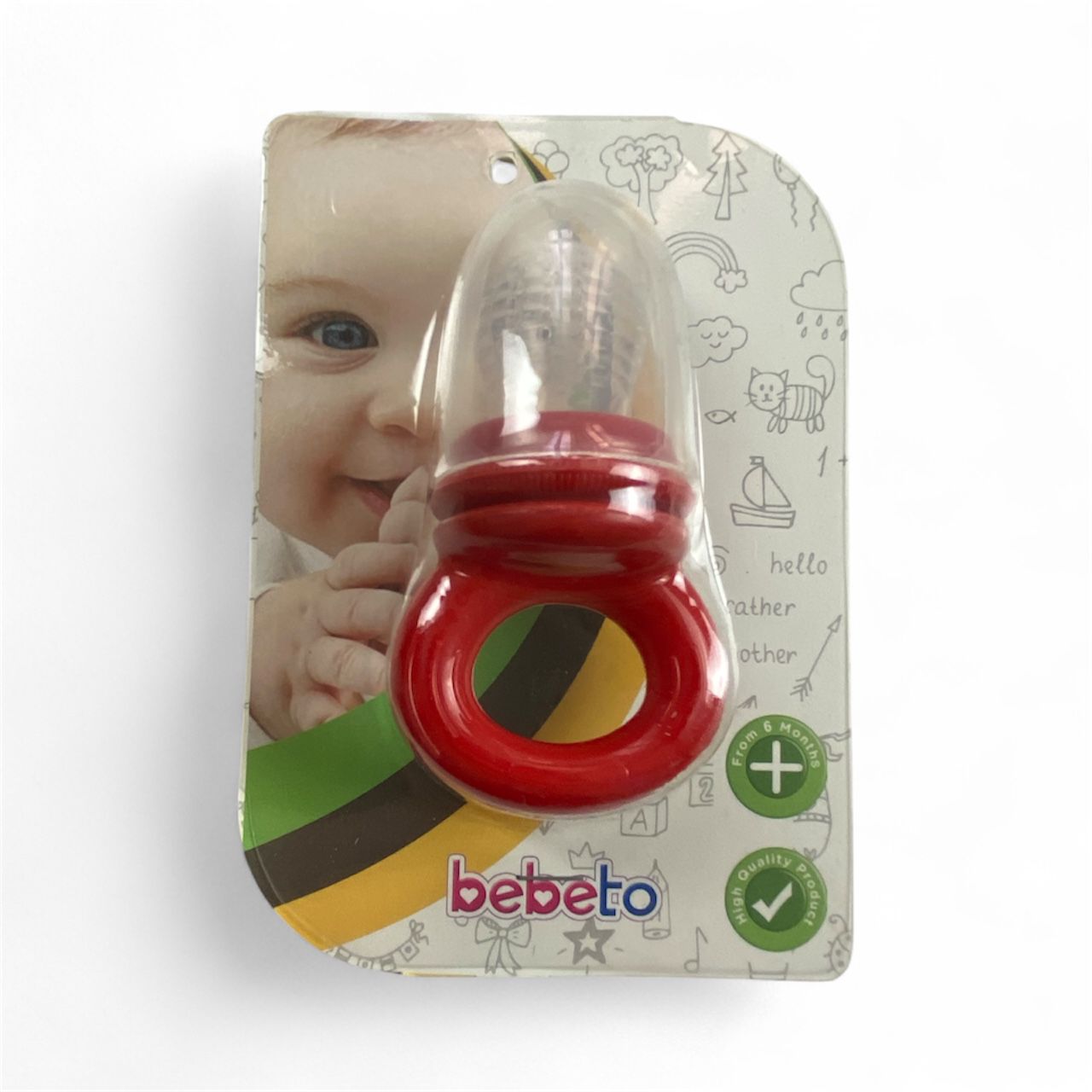 عضاضة فواكة اطفال ماركه بيبيتو 🩵😍