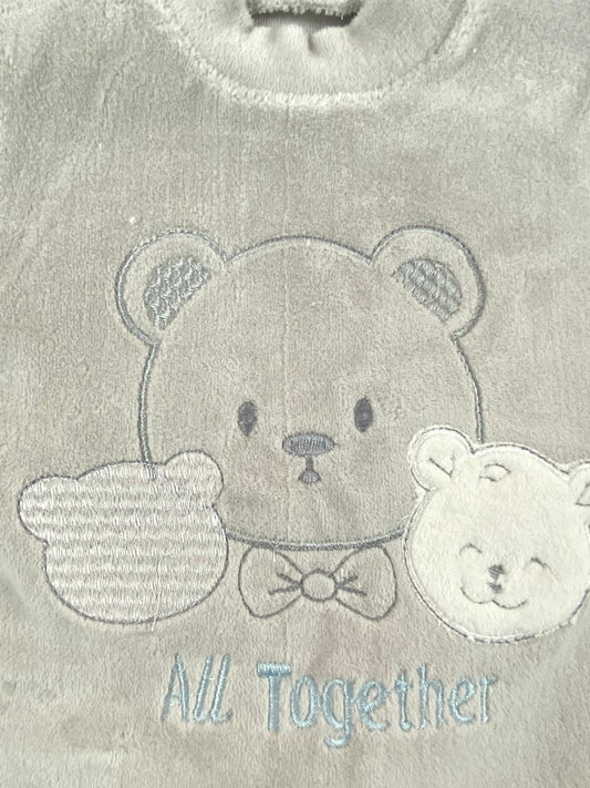 سالوبيت شتوي قطيفه اولادي وبناتي مكون من قطعتين all together  🩷❤️