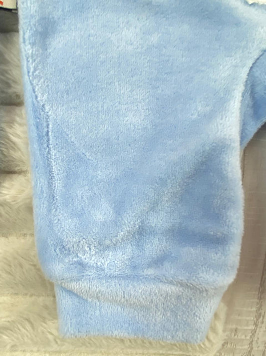 سالوبيت شتوي قطيفه اولادي وبناتي مكون من قطعتين رسمة ارنب  🩷❤️