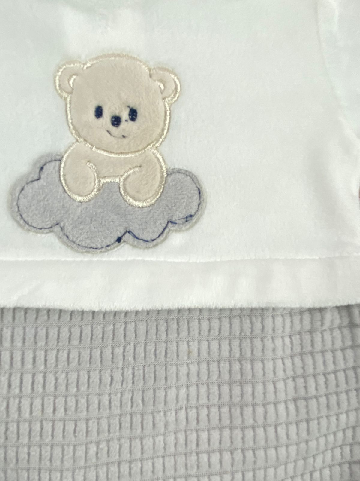 سالوبيت شتوي قطيفه اولادي وبناتي مبطن من الداخل رسمة دب 🩷❤️