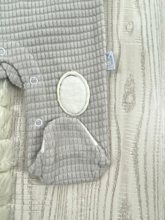 سالوبيت شتوي قطيفه اولادي وبناتي مبطن من الداخل رسمة دب 🩷❤️