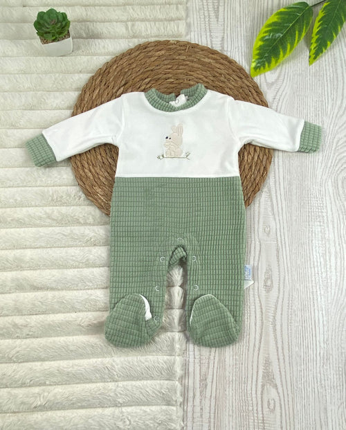 سالوبيت شتوي قطيفه اولادي و بناتي مبطن من الداخل رسمة ارنب🩷❤️