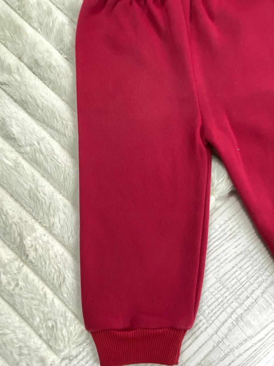 طقم اولادي وبناتي شتوي خامه ميلتون مكون من قطعتين رسمة باندا ❤️🤍