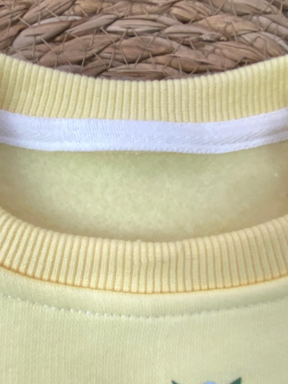 طقم شتوي ميلتون بناتي مكون من قطعتين رسمة بنت بنضاره مبطن من الداخل🩷🤍