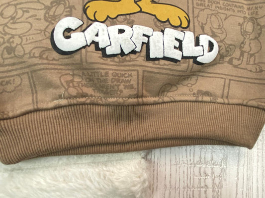 طقم اولادي و بناتي شتوي خامه ميلتون مكون من قطعتين مبطن من الداخل GARFIELD❤️🤍