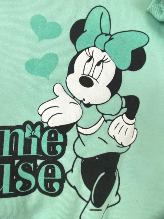 طقم بناتي شتوي خامه ميلتون مكون من قطعتين مبطن من الداخل minnie mouse❤️🤍