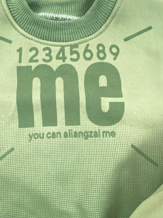 طقم اولادي شتوي خامه ميلتون مبطنه من الداخل مكون من قطعتين ME 🤍🤍