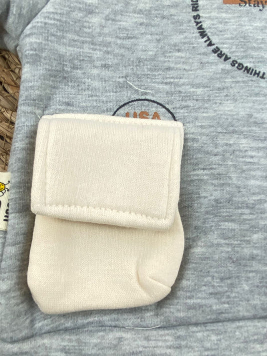 طقم اولادي شتوي خامه ميلتون مبطنه من الداخل مكون من قطعتين version 1974  🤍🤍