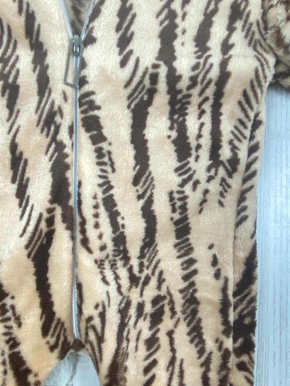 سالوبيت فرو اولادي وبناتي مبطن من الداخل رسمة فرو النمر ❤️😍