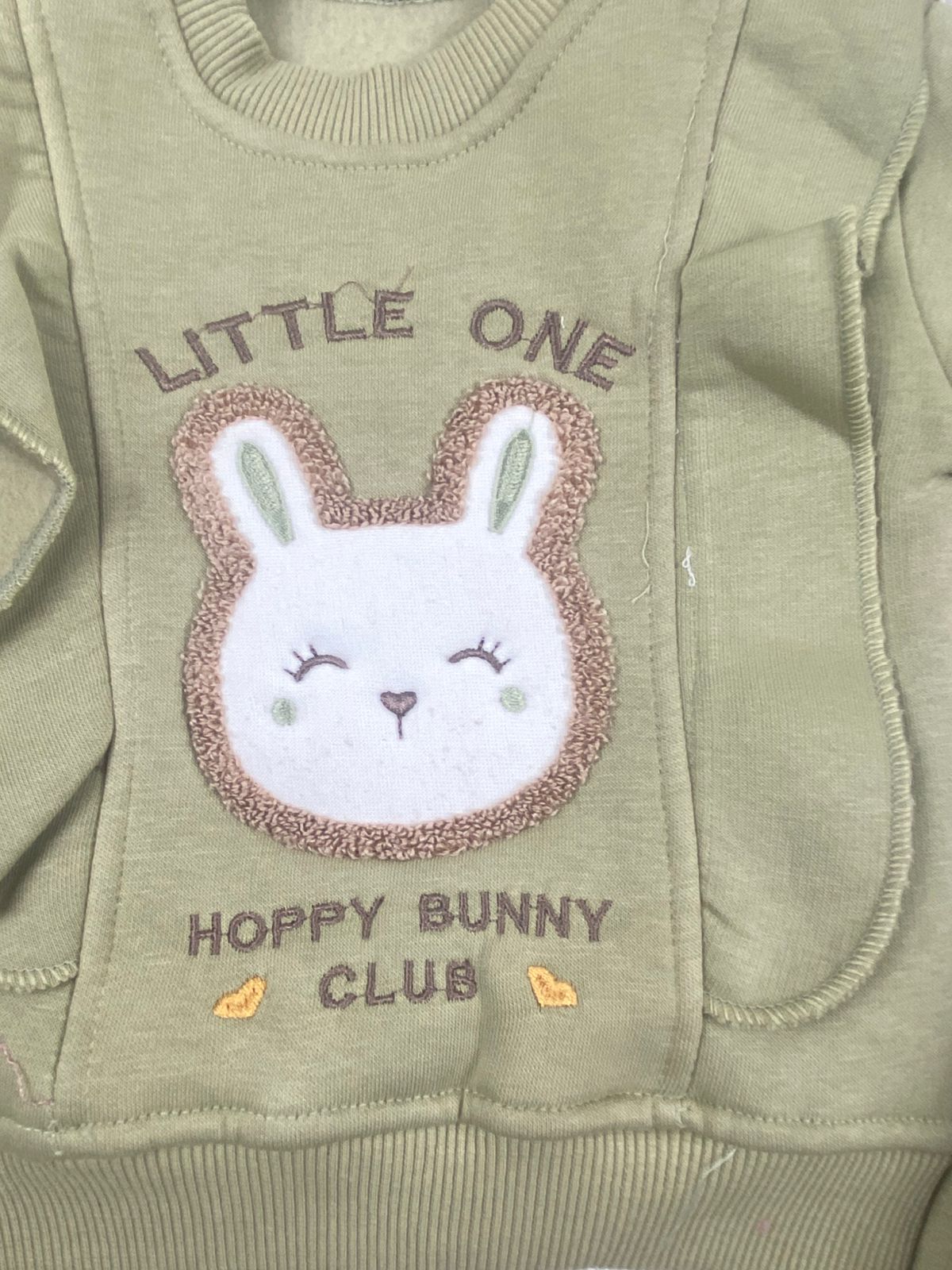 طقم شتوي ميلتون بناتي مبطن من الداخل مكون من قطعتين little one😍❤️