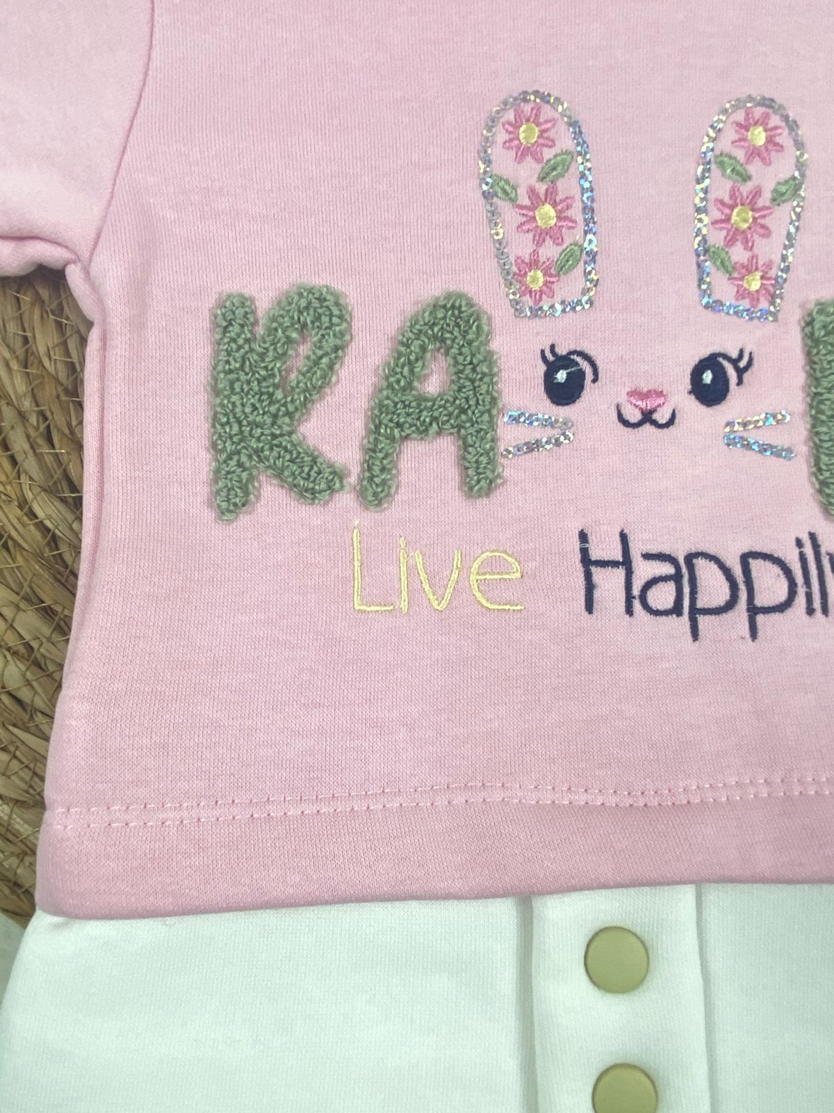 طقم شتوي ميلتون بناتي مبطن من الداخل مكون من قطعتين live happily😍❤️