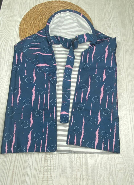 ساتر رضاعة ستان حريري – تصميم واسع وعملي للأمهات 😍🩷