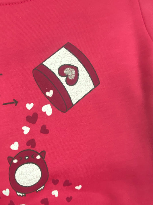 طقم بناتي شتوي خامه ميلتون مكون من قطعتين رسمة mom all my love 🤍🤍