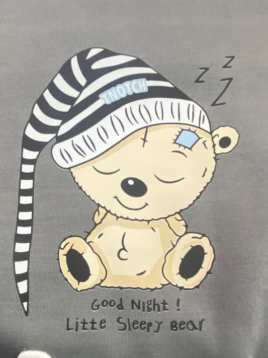 طقم اولادي وبناتي شتوي خامه ميلتون مكون من قطعتين رسمة TNOICH 🤍🤍