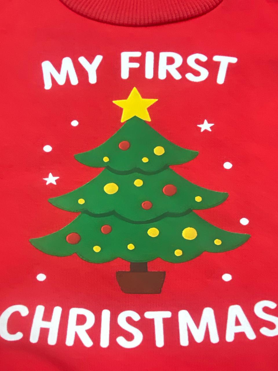 سالوبيت شتوي اولادي وبناتي خامه ميلتون مبطنه من الداخل رسمة شجرة الكريسماس 🎄🎄