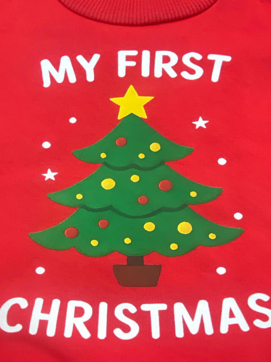 سالوبيت شتوي اولادي وبناتي خامه ميلتون مبطنه من الداخل رسمة شجرة الكريسماس 🎄🎄