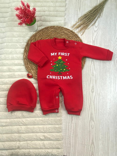 سالوبيت شتوي اولادي وبناتي خامه ميلتون مبطنه من الداخل رسمة شجرة الكريسماس 🎄🎄