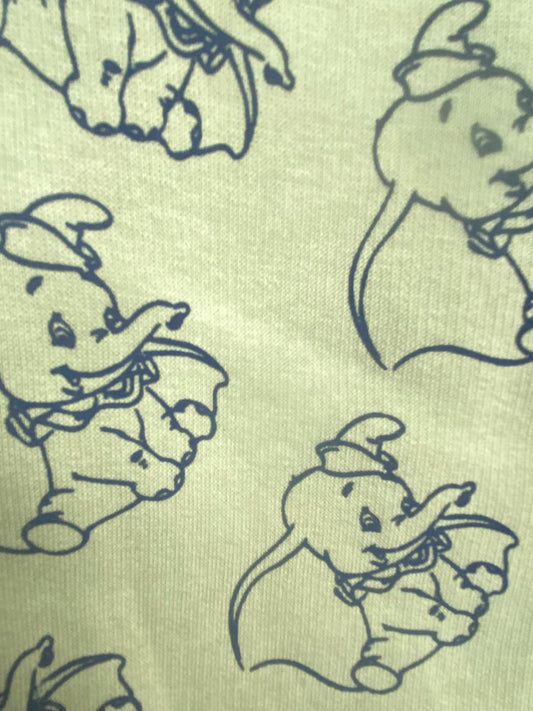 طقم شتوي ميلتون بناتي مكون من قطعتين  مبطن من الداخل رسمة الفيل 🩷🤍