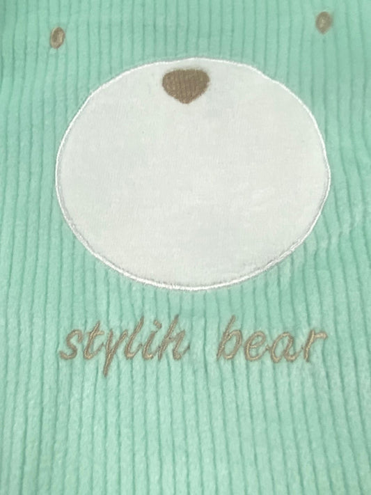 بيجامه قطيفه مسحب اولادي وبناتي مكونه من قطعتين مبطن من الداخل  stylish bear 🤍🩷